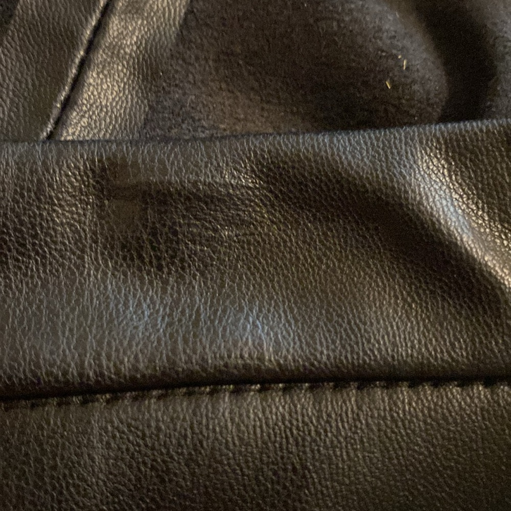 Zara Faux Leather High Rise Pants - Picture 7 of 7